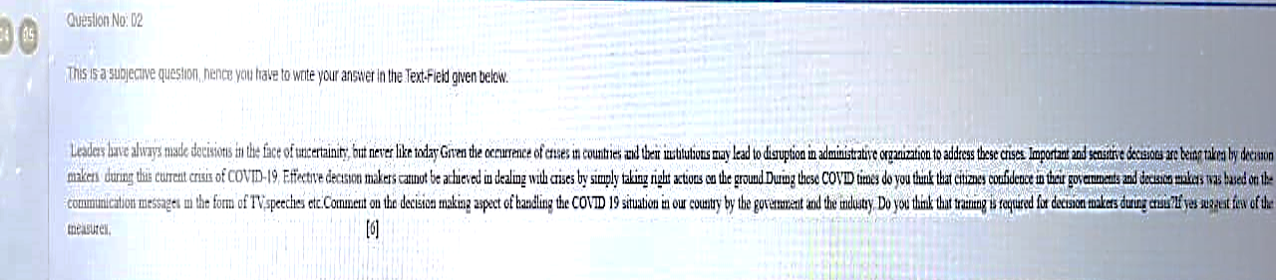 please zoom n see Question No:02 This is a