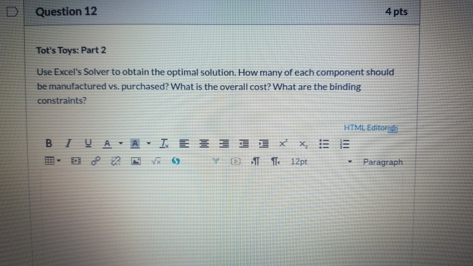 Tots Toys: Introduction The new three questions