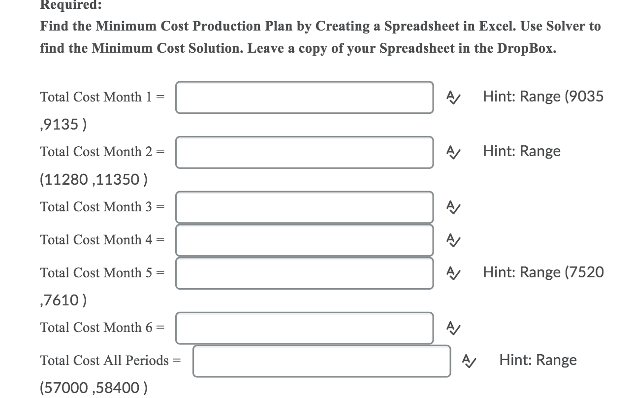 Given the projected demands for the next six