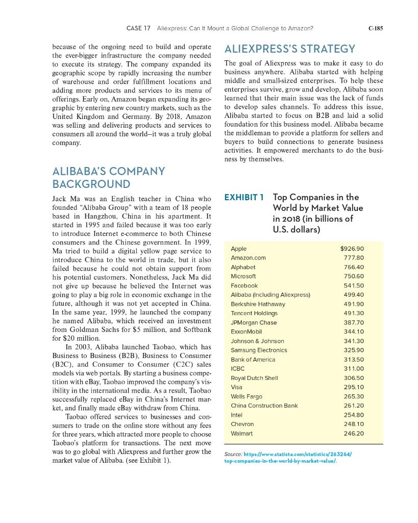 Case Study 17, AliExpress: Can It Mount a Global