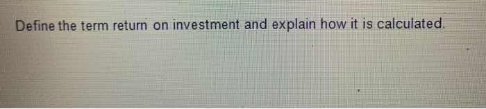 Describe four statistical methods and/or