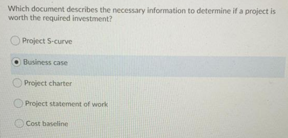 Question 1 Question 2 Which document describes