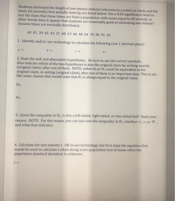 7. (a) Use the sample data to construct a 95%