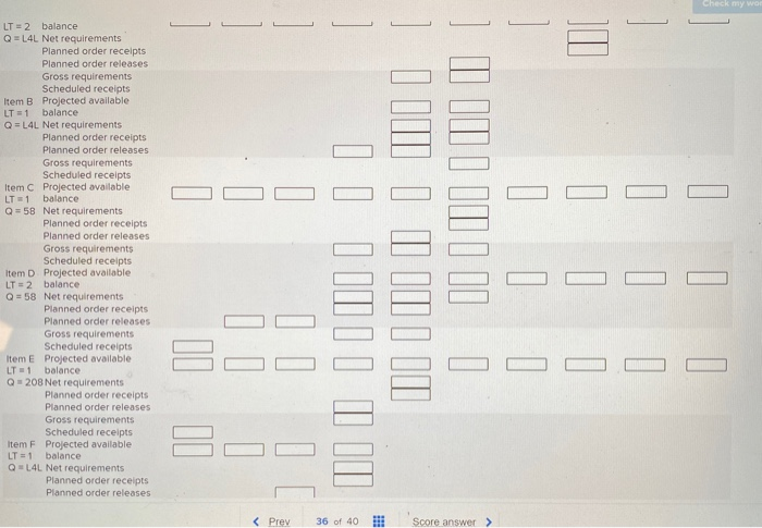 Check m Problem 14.5 To simplify data handling to