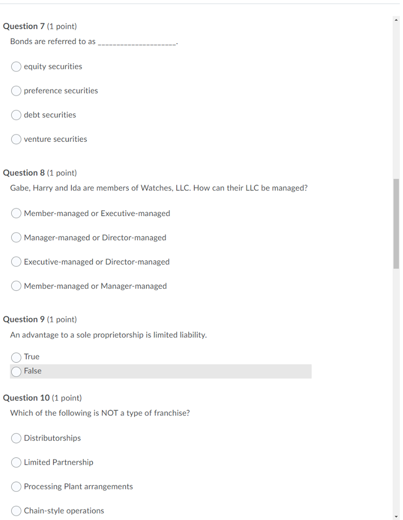 Need help with these problems Question 1 (1