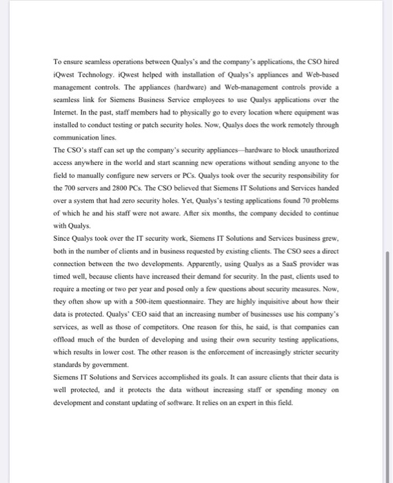 Outsourcing Vendor, SaaS Client Optimizing the