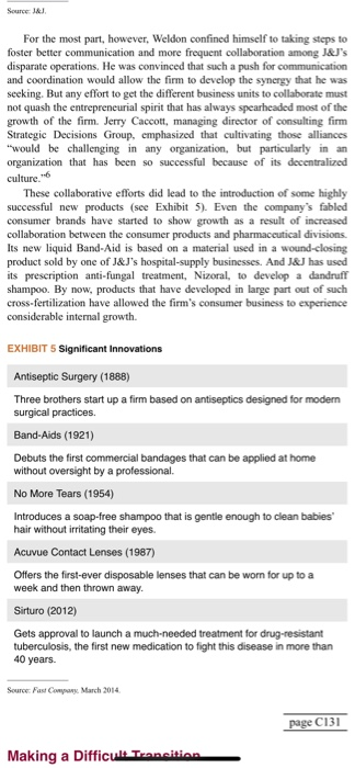 Initial Thread: Read Case 19: "Johnson &