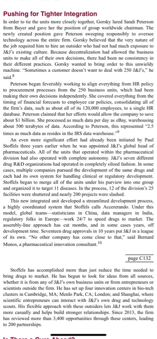 Initial Thread: Read Case 19: "Johnson &