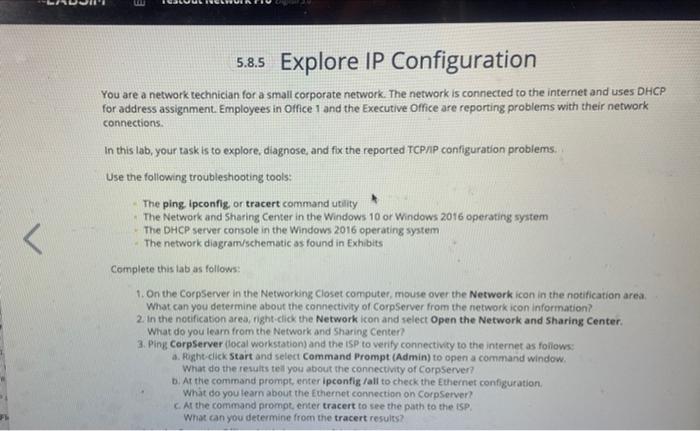 labism 5.8.5 Create a decision table based on the