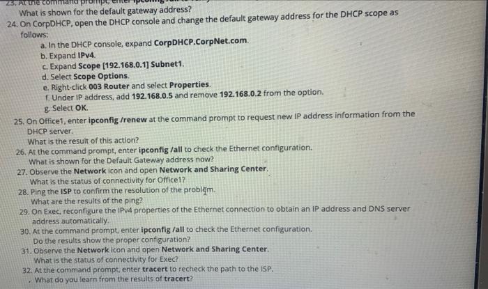 labism 5.8.5 Create a decision table based on the