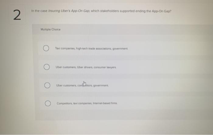 In the case Insuring Uber's App-On Gap, which