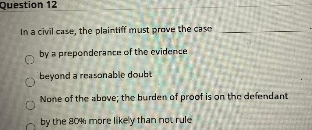 4 points Save Answer Question 10 Kyle is the vice