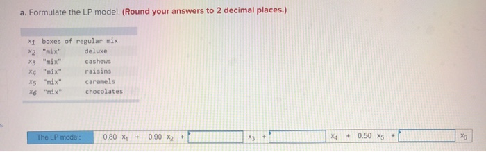 Problem 19-14 (Static) A chocolate maker has