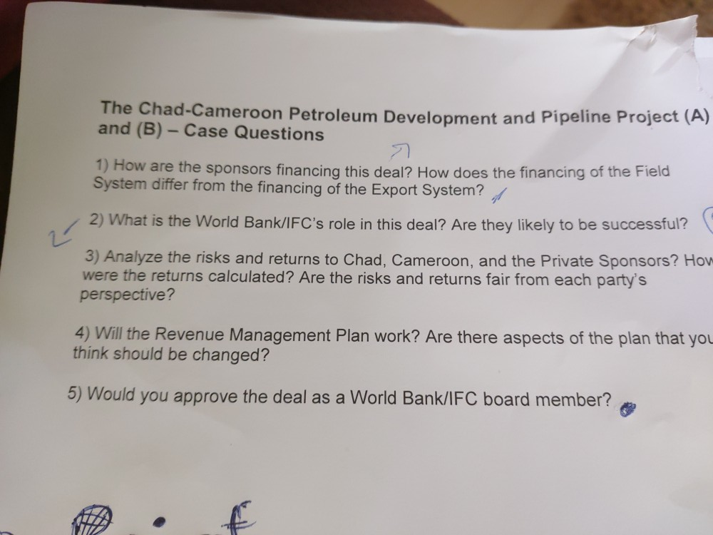 The Chad-Cameroon Petroleum Development and