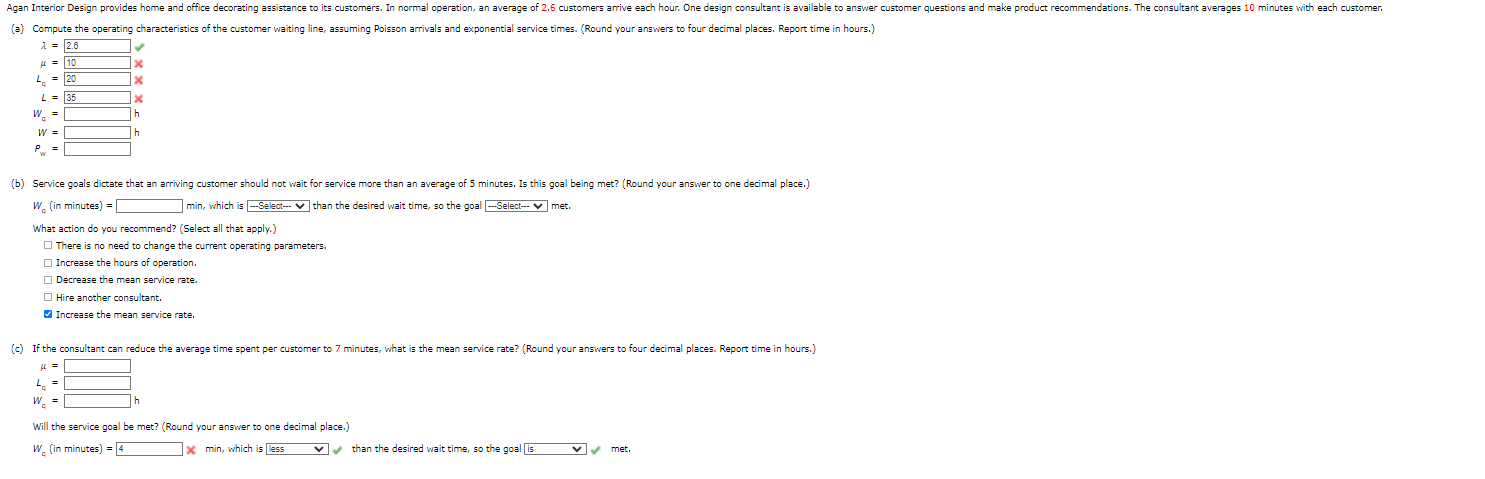 please provide the missing answers. follow the