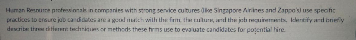 Human Resource professionals in companies with