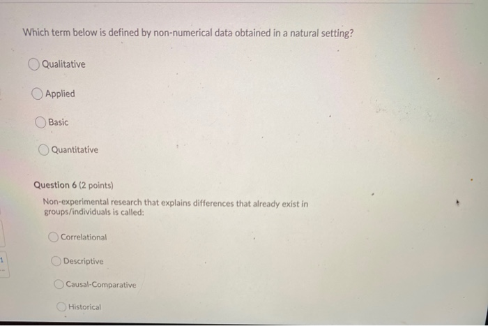 Regarding the characteristics of research, which