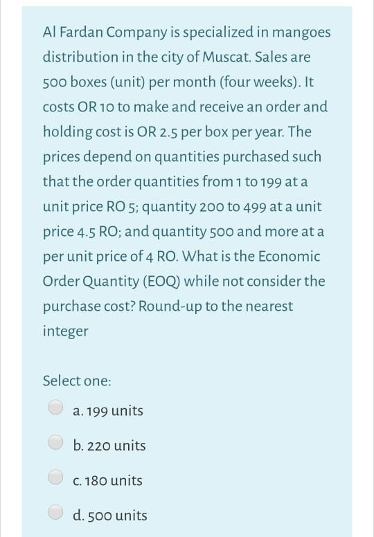 Al Fardan Company is specialized in mangoes