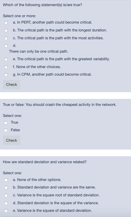 Which of the following statement(s) is/are true?