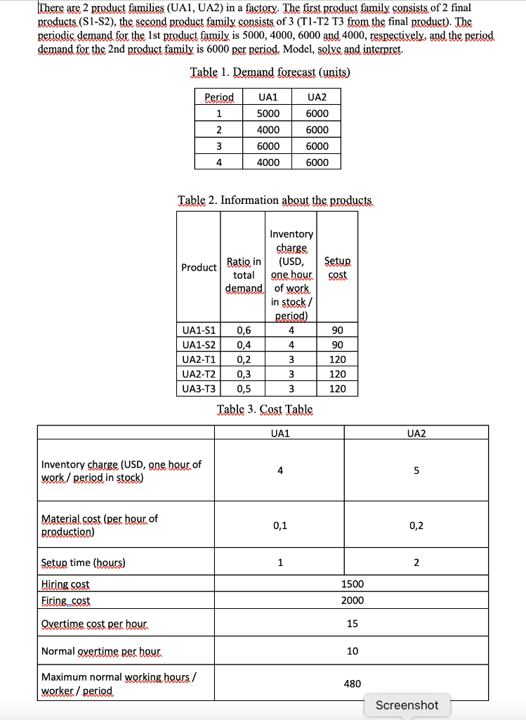 with Aggregate Production Plan There are 2