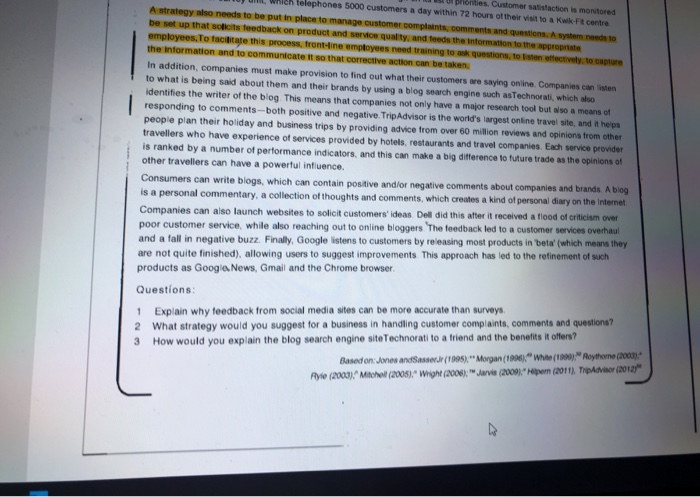 principles of marketing please anwer questions 1