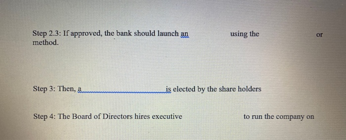 subject: Corporate Governance Q2: Owners of a