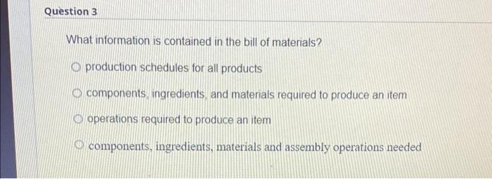 no explanation needed at all... just answers