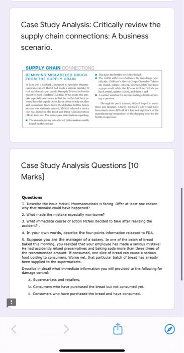 please answer it ASAP Case Study Analysis: