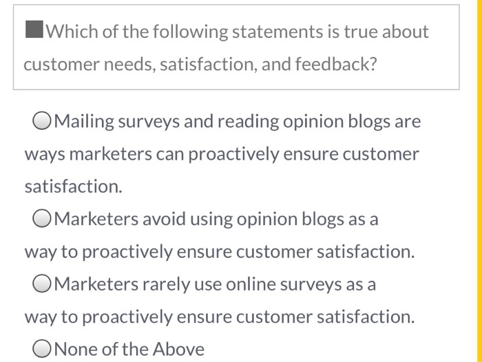 Select the statement that is true about the first