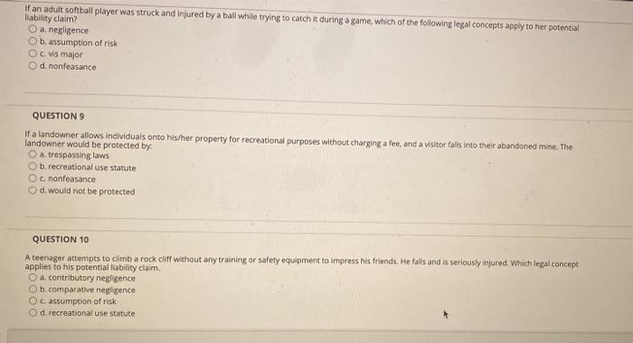 If an adult softball player was struck and