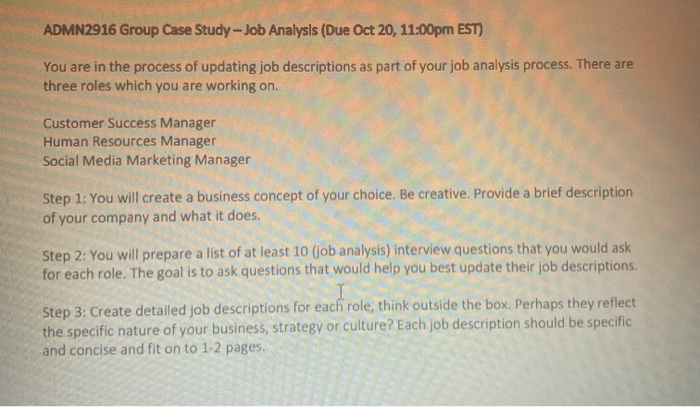 the name of the course is Compensation. so we