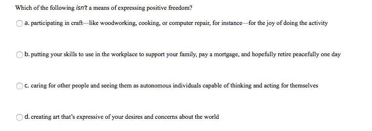 Which of the following isn't a means of