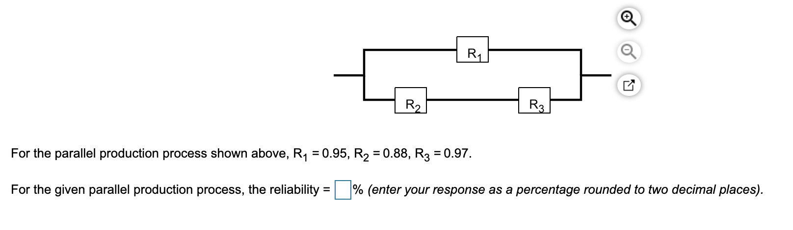 R1 R2 R3 For the parallel production process
