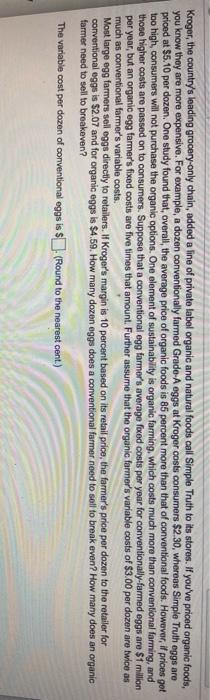 answer what should be in thr blank spot Kroger,