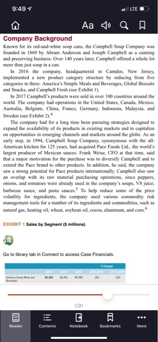 Initial Thread: Read Case 4: "Campbell: How to