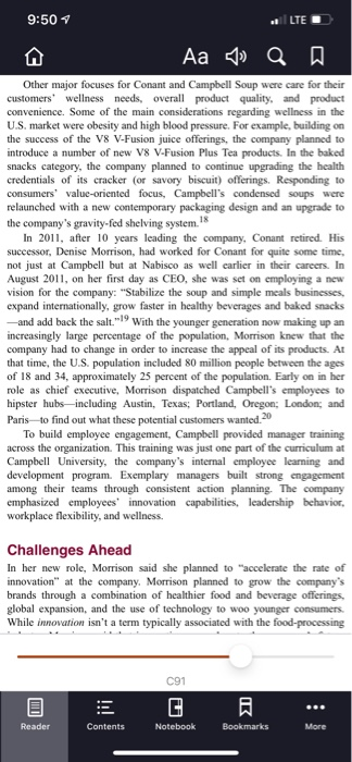 Initial Thread: Read Case 4: "Campbell: How to