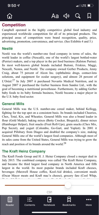 Initial Thread: Read Case 4: "Campbell: How to