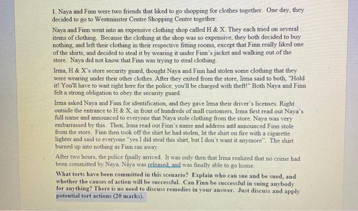 1. Naya and Finn were two friends that liked to