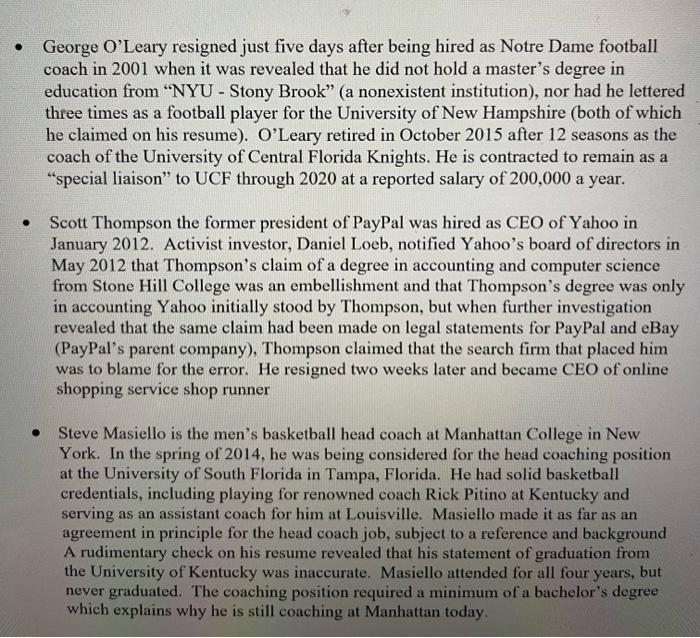 BUS 240! boosting your resume-Critical thinking