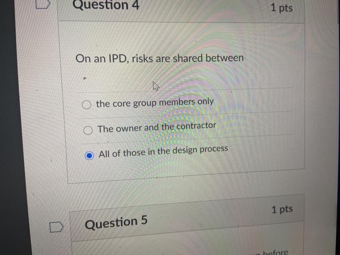 H Which contract document is generally the same