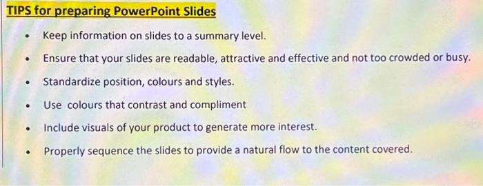 A NOTE ON INDIVIDUAL (VIDEO) SALES PRESENTATION