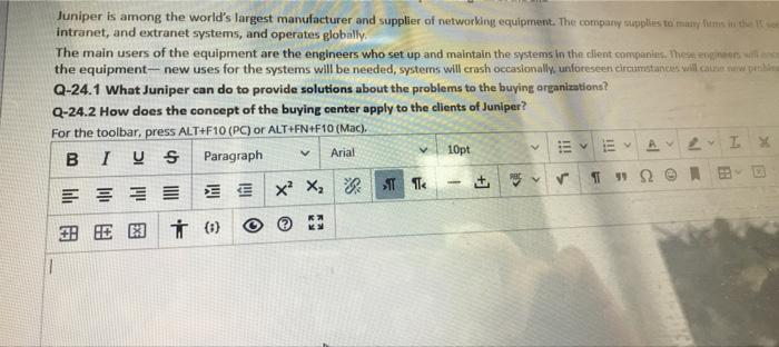 Juniper is among the world's largest manufacturer
