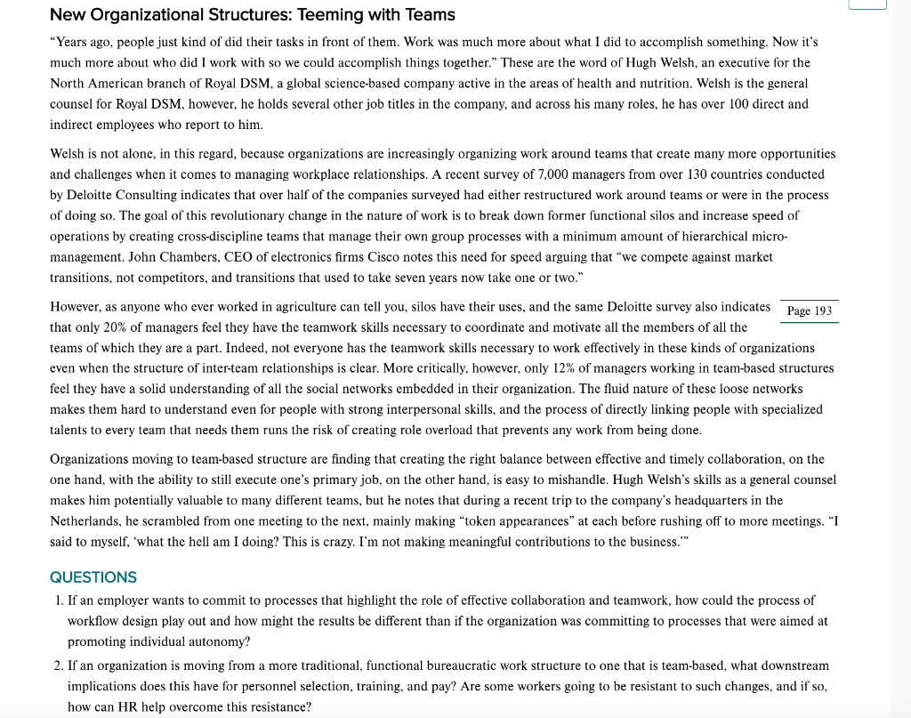 Please answer both question with detail - New