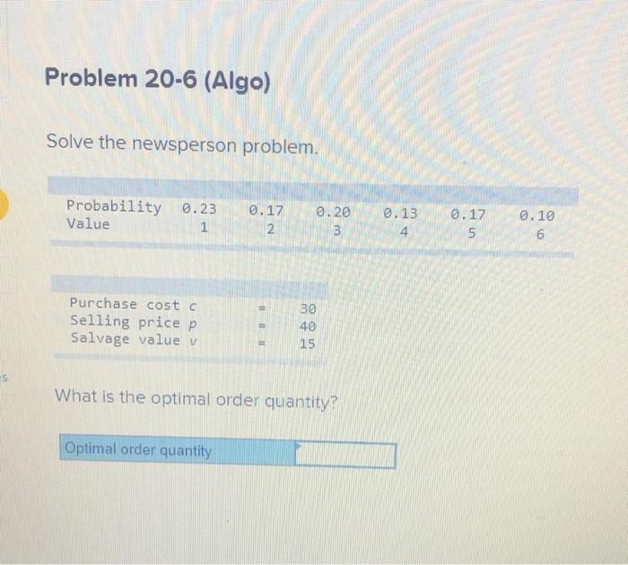 Problem 20-6 (Algo) Solve the newsperson problem.