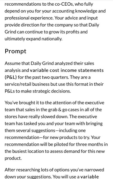 Goal Welcome to the world of strategic