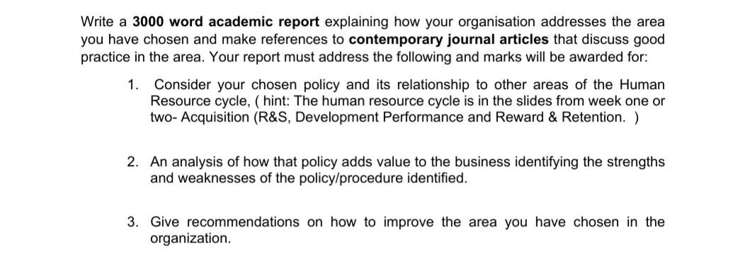 My selection is Learning and Talent Development