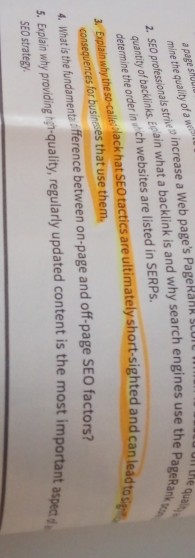 un the qual e the PageRank page show mine the