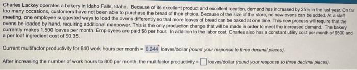 Charles Lackey operates a bakery in Idaho Falls,