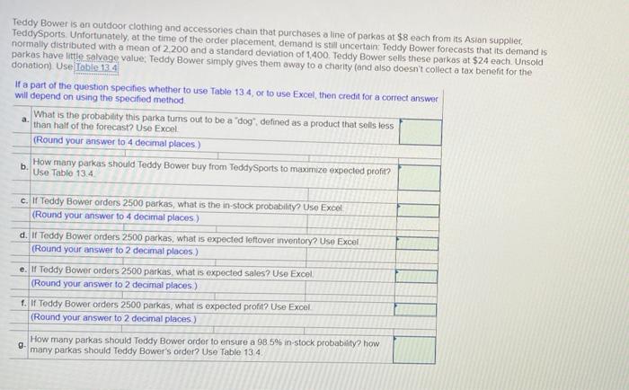 TABLE 13.4 The Distribution, F10), and Expected