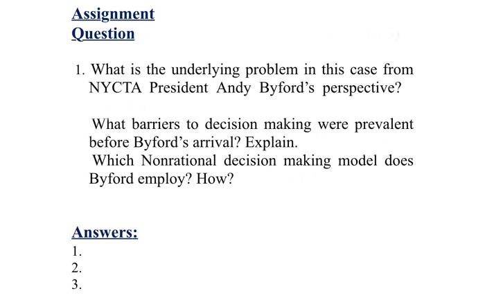 Assignment Question 1. What is the underlying